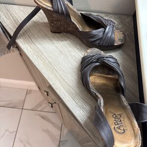 Almost new wedge sandals